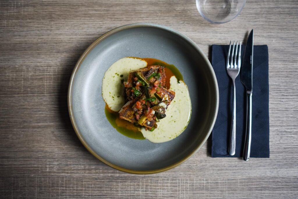Pan fried pike perch