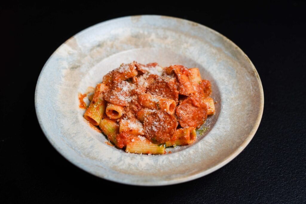 Rigatoni with Italian Sausage & Peppers